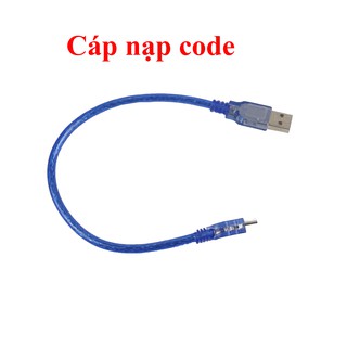 Arduino Nano + Cáp V3.0 Atmega328P CH340 ( Kèm Cáp Nạp Code)