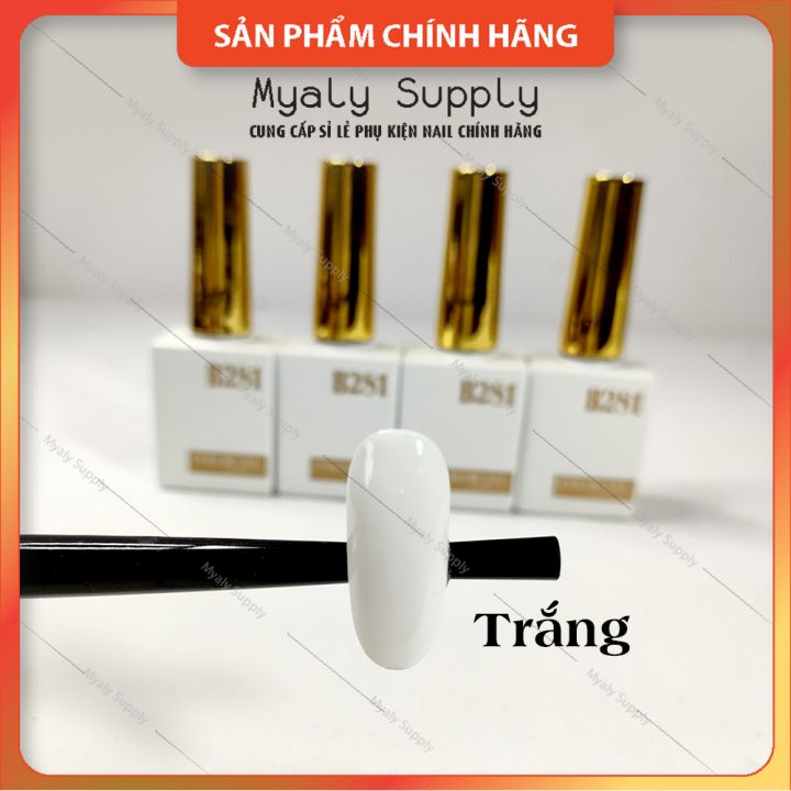 Sơn Gel Trắng Trắng Sữa Đen Nước Gạo Trắng Đục