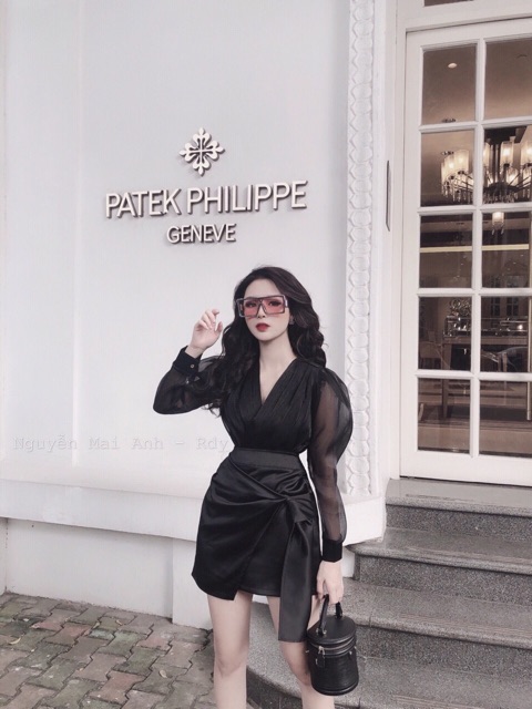 Set body suit kính chân váy siêu chảnhhh