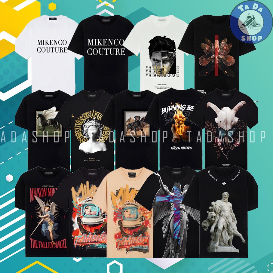 Áo Phông oversize MIKENCO FALLEN ANGEL thiên thần full ảnh thật