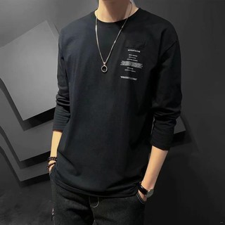 NEW Áo Thun Tay Dài Cổ Tròn Form Rộng Thời Trang Cho Nam