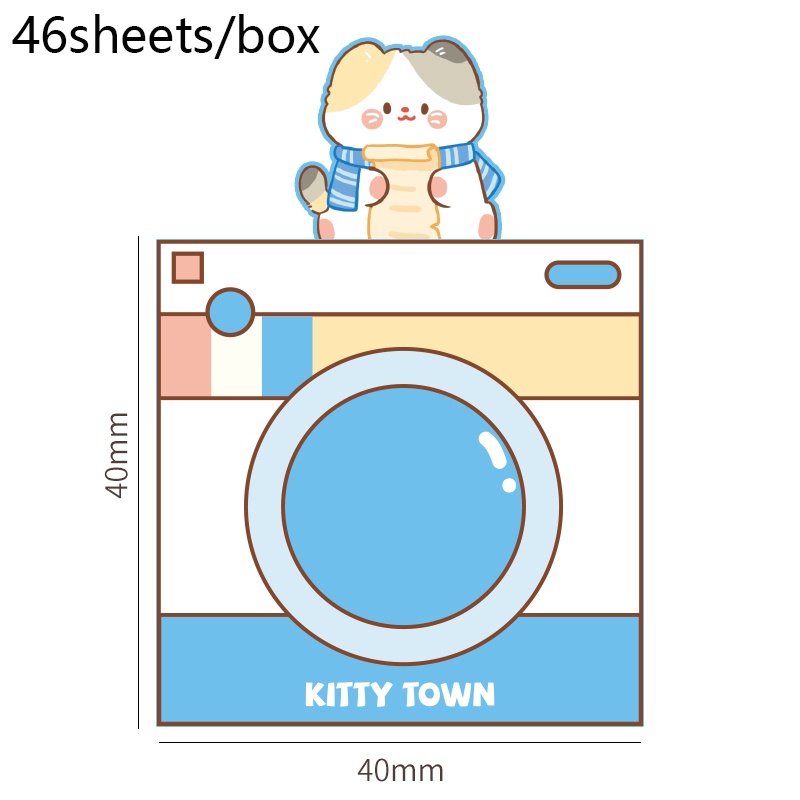 Hộp 46 Miếng Dán Họa Tiết Hoạt Hình Trang Trí Sổ Tay / Nhật Ký DIY