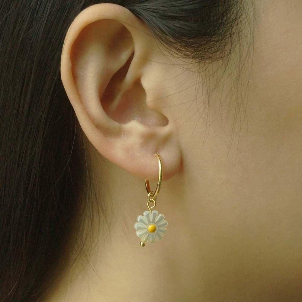 Khuyên Tai Dáng Dài Không Đối Xứng Xỏ Hạt Phong Cách Bohemia Cổ Điển Cho Nữ