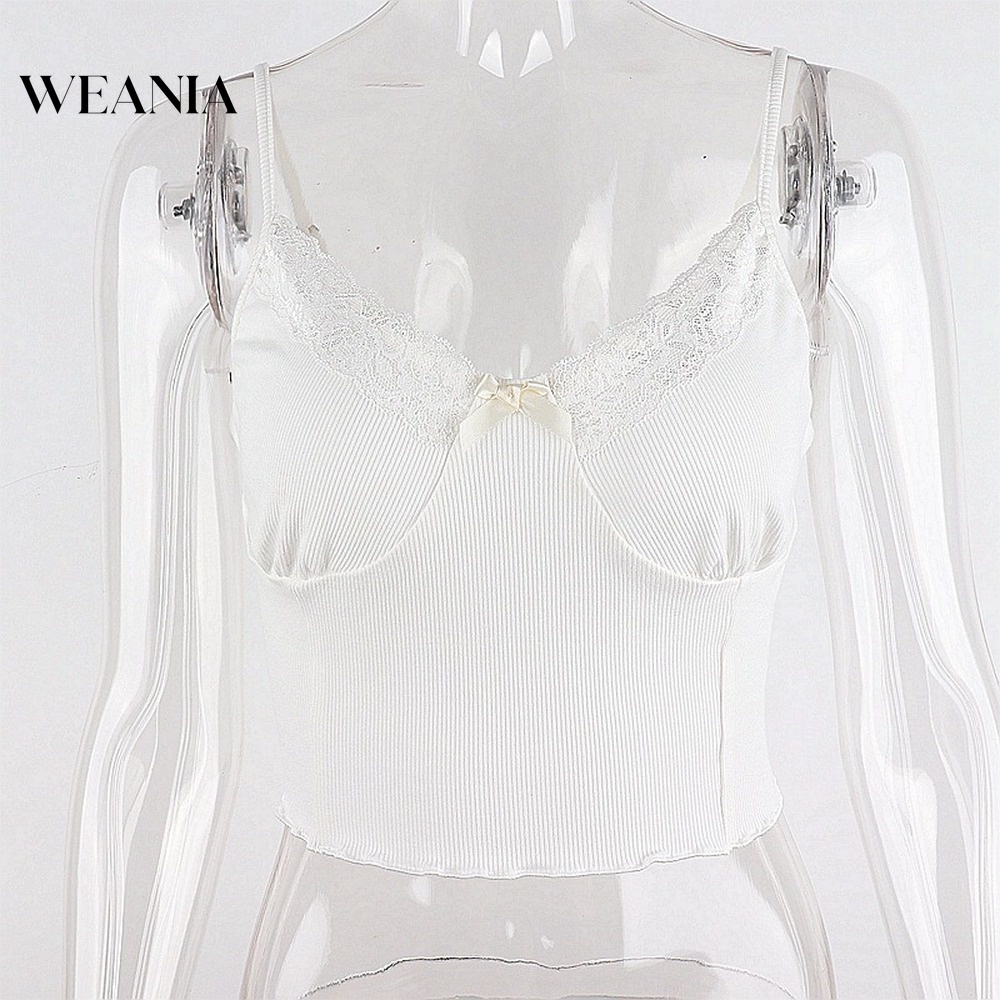 Set Áo Tank Top Hai Dây Phối Ren + Chân Váy Bút Chì Lưng Cao Thiết Kế Lệch Tà Quyến Rũ