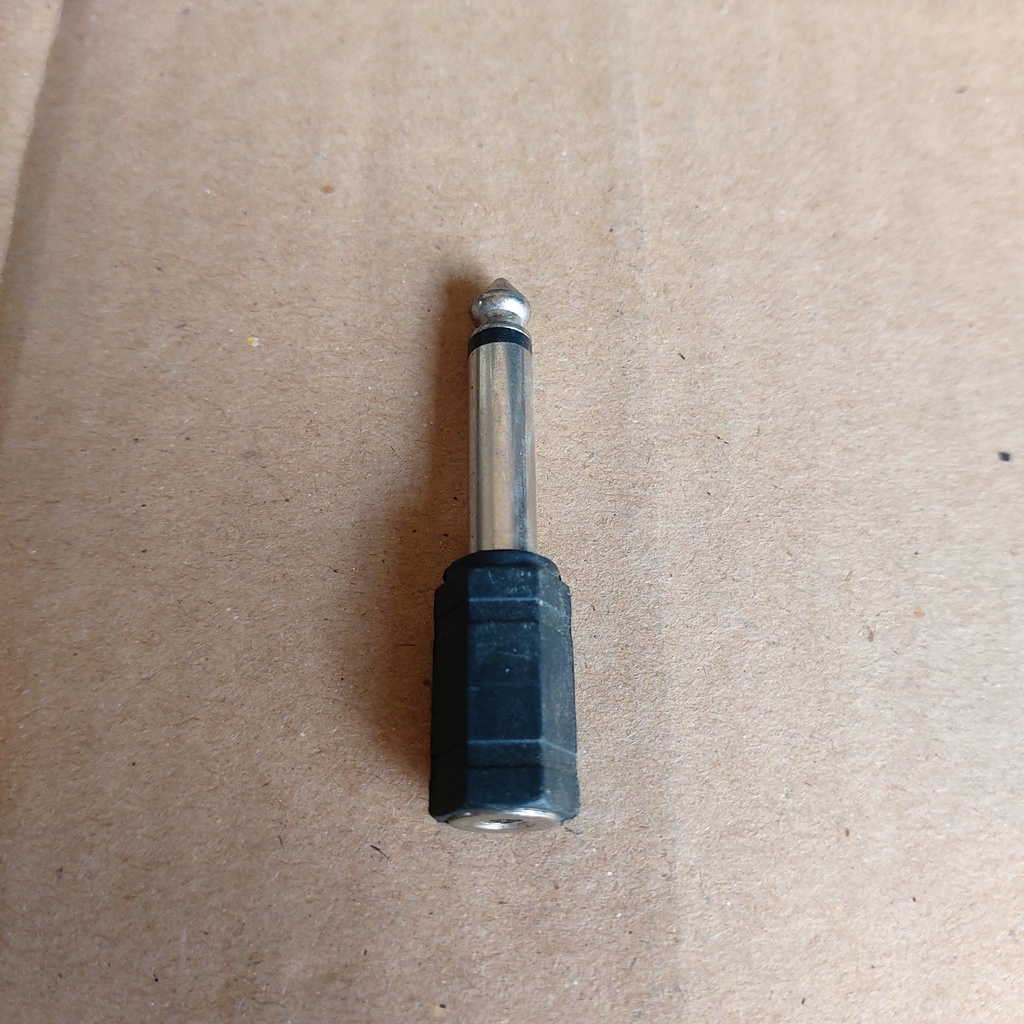 Đầu chuyển jack 3.5 sang jack lớn gắn amply hàng đã qua sử dụng dùng ok