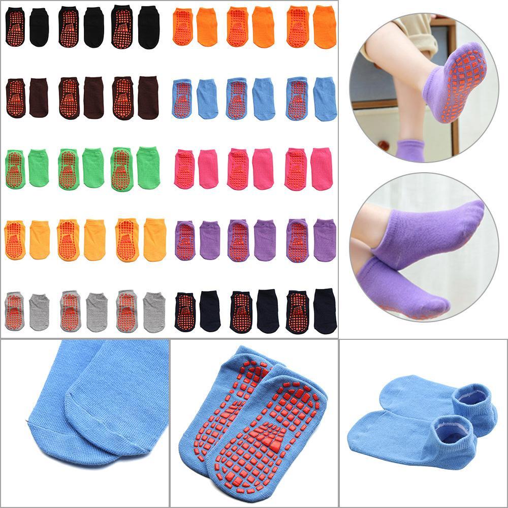 1 Đôi Vớ Thể Thao Chống Trượt Thoáng Khí Thoải Mái Cho Người Lớn Và Trẻ Em