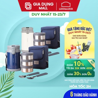 Bộ Hộp Cơm Giữ Nhiệt Easy Take Lunch Box Lock&Lock (2000ml) LHC8039