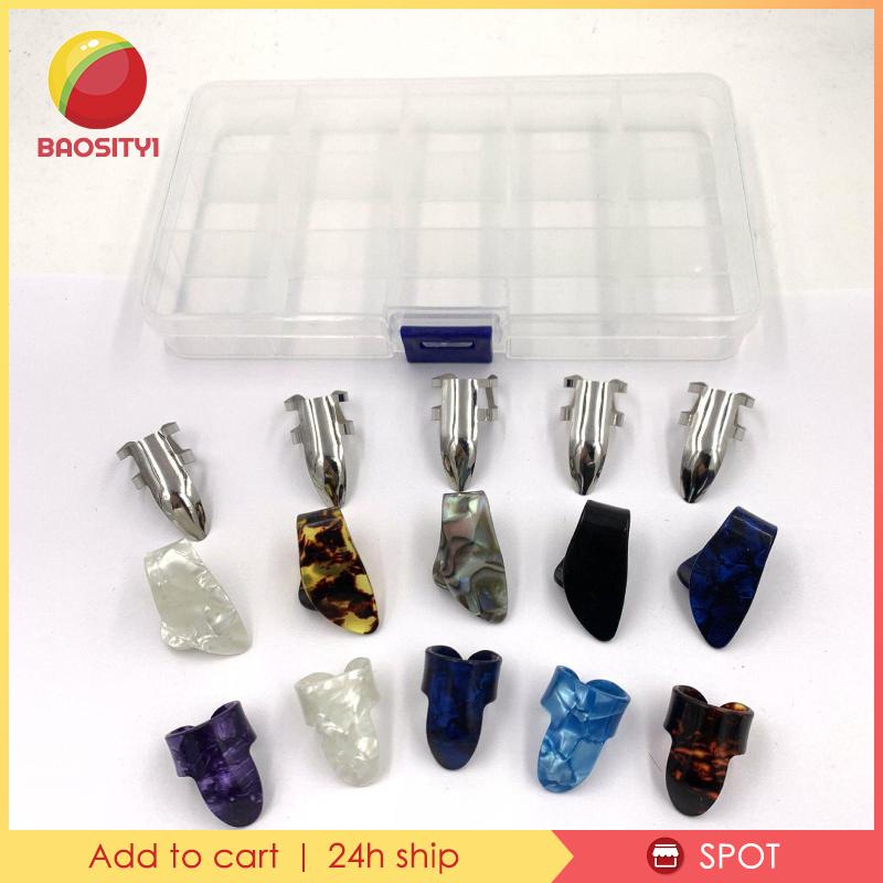 Bộ 5 Miếng Gảy Đàn Guitar + 10 Miếng Gảy Đàn Nhiều Màu Sắc