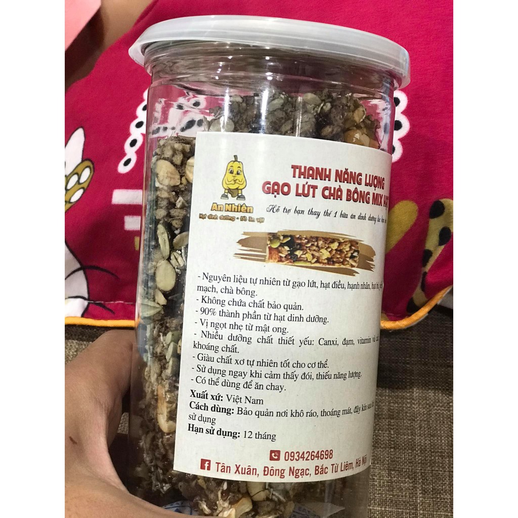 Thanh năng lượng 500gr, Bánh gạo lức rong biển mix hạt, bánh thực dưỡng dễ ăn, cung cấp năng lượng 500gr. | BigBuy360 - bigbuy360.vn