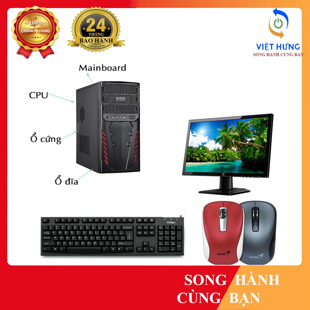 (GIẢM 30%) Bộ máy tính dùng cho văn phòng, học sinh, sinh viên – Bảo hành 24 tháng chính hãng