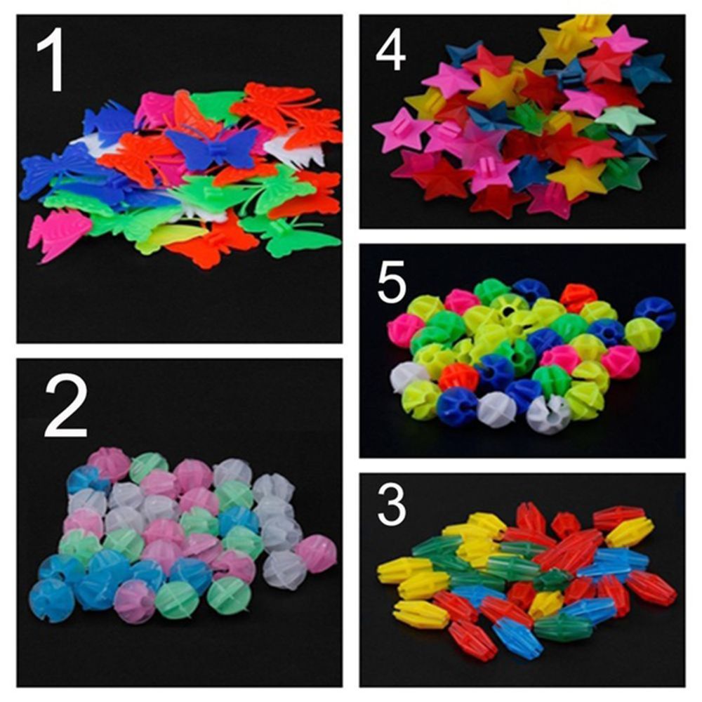 Set 1 hoặc 36 hạt tròn nhiều màu sắc trang trí căm xe đạp