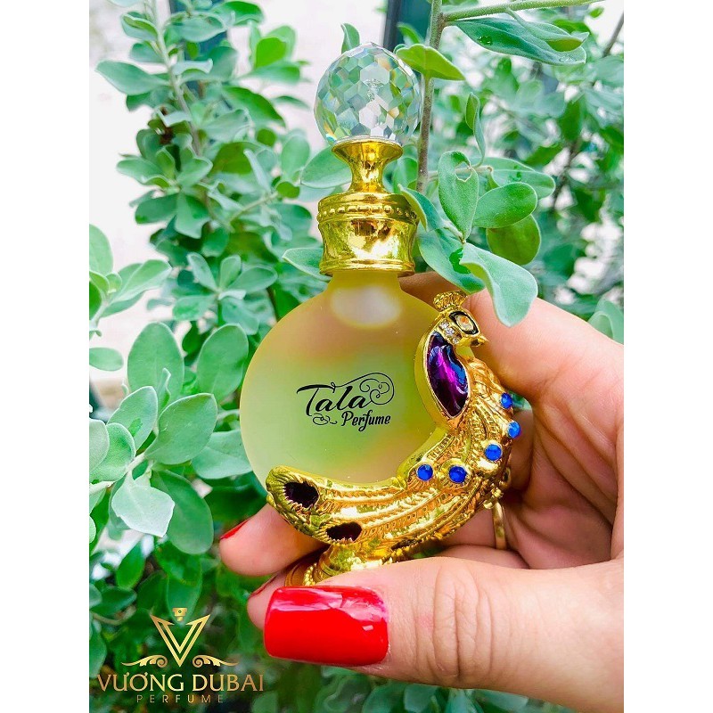 Tinh Dầu Nước Hoa Dubai Queen Phượng Hoàng Gold Chính Hãng Quốc Tế Thiết Kế Cao Cấp Cho Nữ Hình Con Công Vàng 15ml