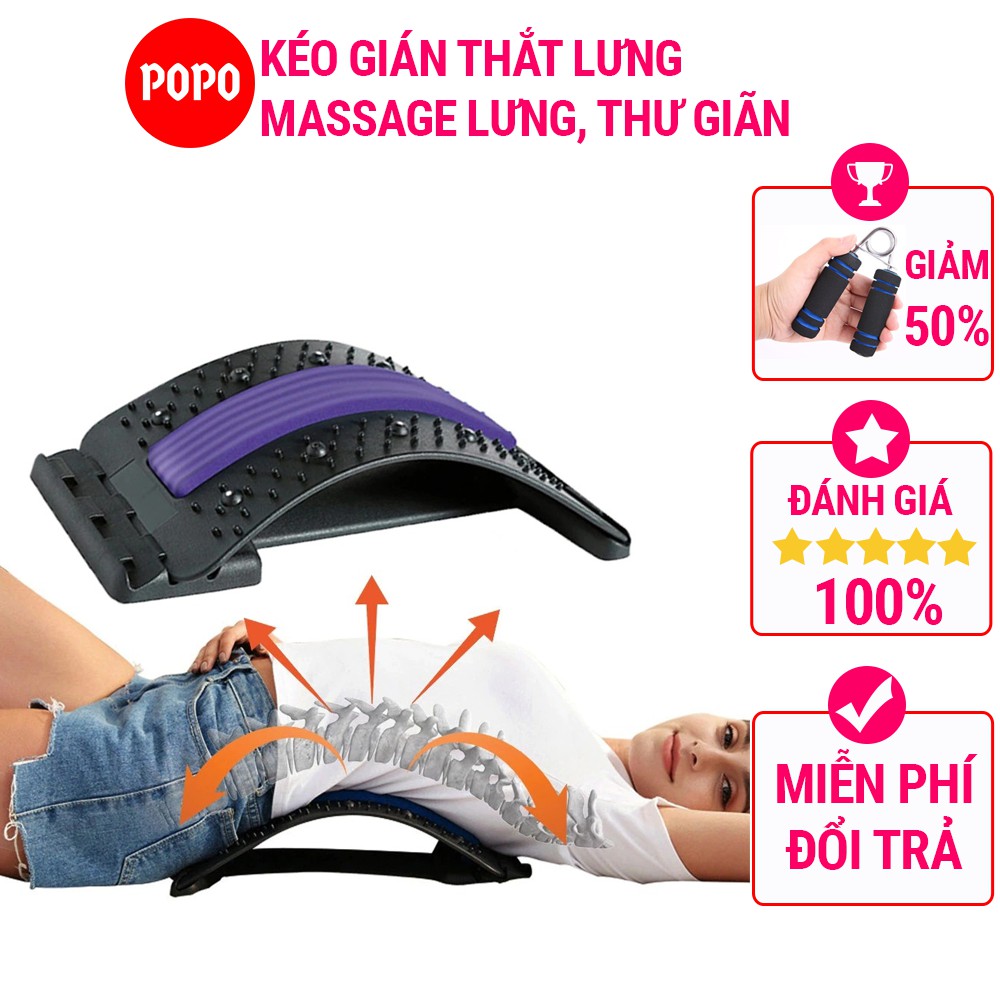 Dụng cụ uốn cong lưng chỉnh cột sống trong tập YOGA và PILATES POPO giúp Massage lưng, giảm đau nhức