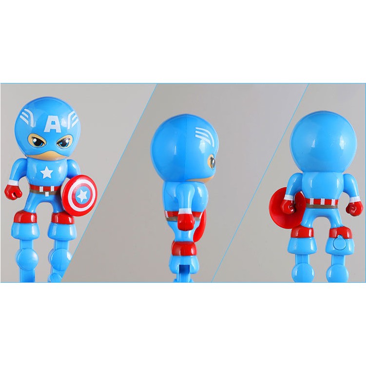 Đôi đũa tập ăn họa tiết siêu anh hùng cho bé