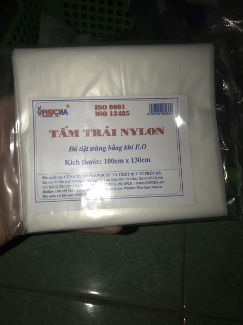 Tấm nilon tiệt trùng tắm trắng, giảm béo tiện lợi