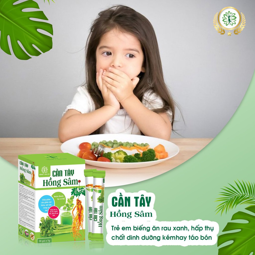 CẦN TÂY HỒNG SÂM LAN CHI- THANH LỌC CƠ THỂ, GIẢM MỠ_ DÙNG CHO CẢ TRẺ EM VÀ NGƯỜI LỚN-FREE SHIP TOÀN QUỐC