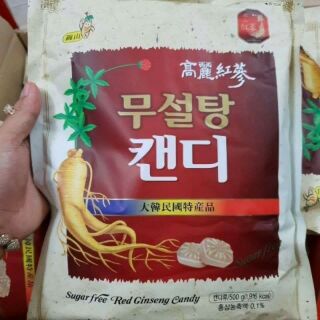 Kẹo hồng sâm không đường Hàn Quốc