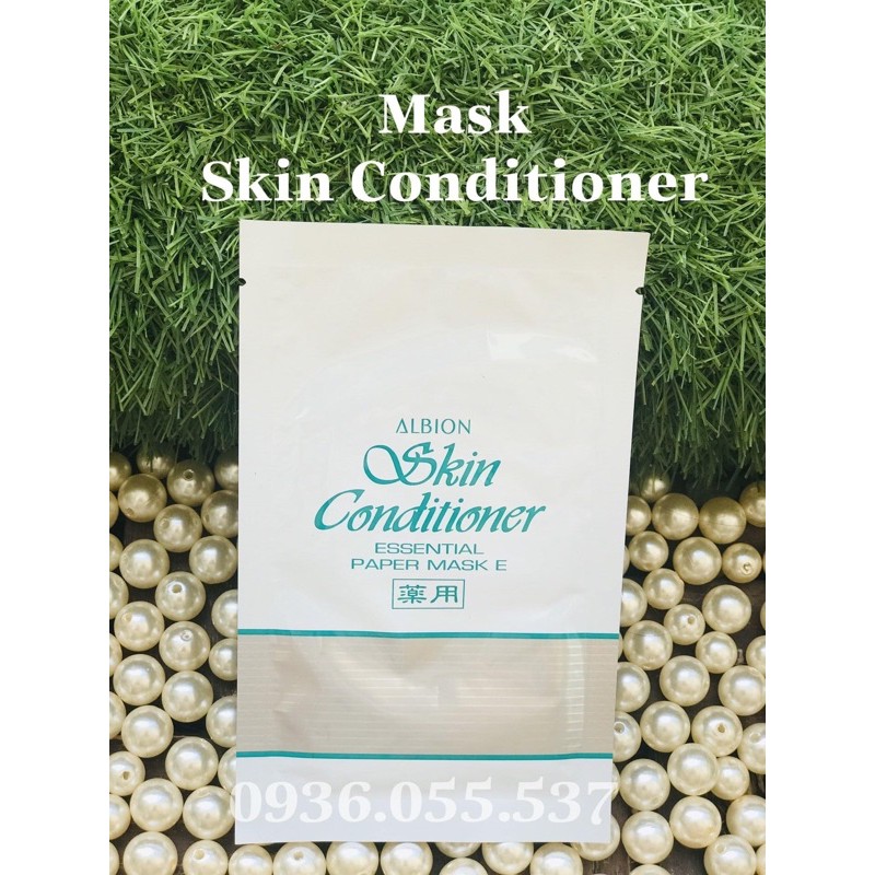 [ALBION] MẶT NẠ DƯỠNG DA SKINCON Skin conditioner Essential Paper mask E (rực tiếp từ showroom ALBION)