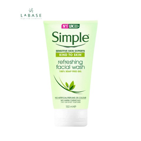 [Hàng nhập khẩu chính hãng] Sữa Rửa Mặt Simple Kind To Skin Refreshing Facial Wash Gel | BigBuy360 - bigbuy360.vn