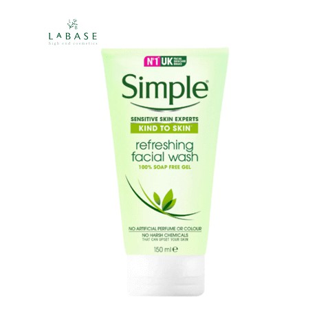 Sữa Rửa Mặt Simple Kind To Skin Refreshing Facial Wash Gel – 150ml