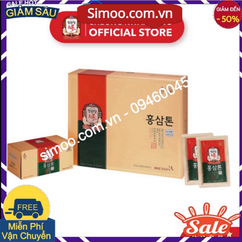 Nước Uống Hồng Sâm Pha Sẵn KGC Tonic - Hồng Sâm Hàn Quốc, Hồng Sâm 6 Năm Tuổi Dạng Nước 💥 ⚡ Simoo.com.vn 💥 ⚡
