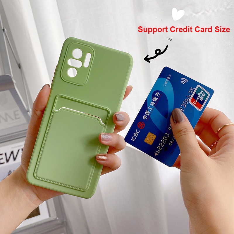 Ốp điện thoại mềm có ngăn đựng thẻ thích hợp cho Samsung Galaxy A11 A20 A30 A30S A50 A50S A10S A42 M11 M10S M42 5G