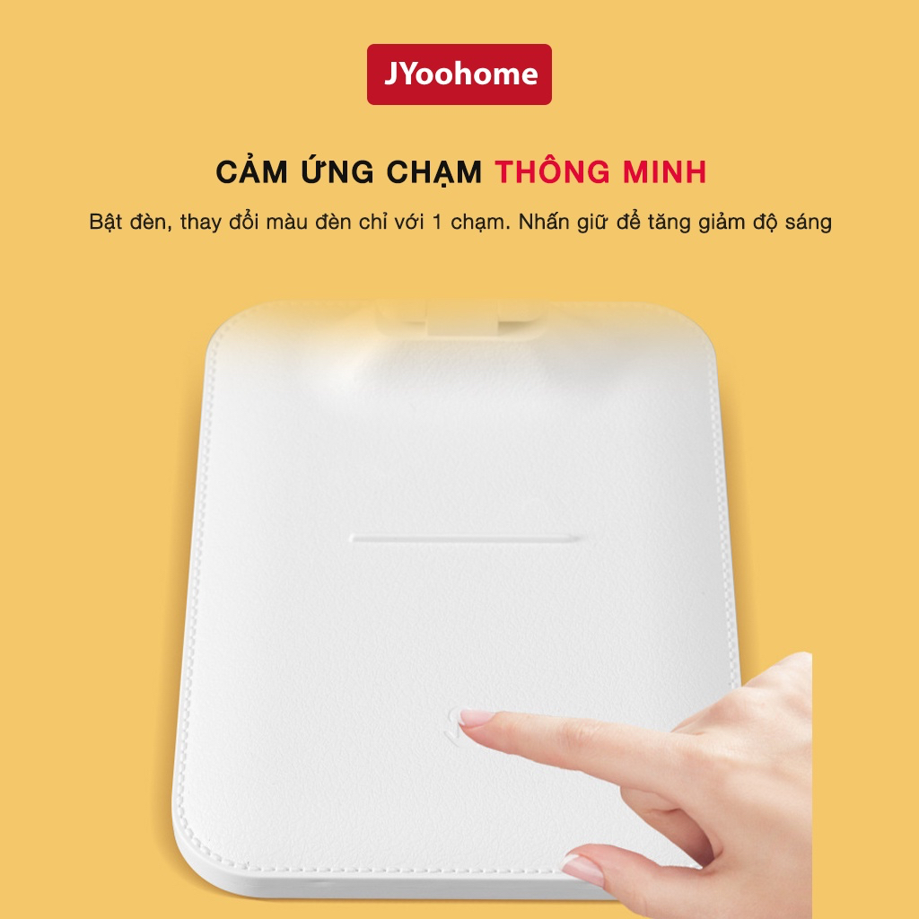 Đèn Học Để Bàn JYoohome Bóng LED Chống Cận Thị Pin Tích Điện 3 Màu Ánh Sáng Đọc Sách Làm Việc