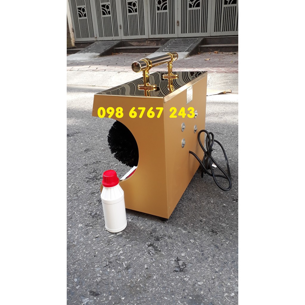 Máy đánh giầy có mắt thần cảm ứng G4, máy gọn nhẹ, tiện dụng.