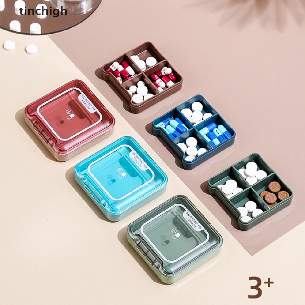 Hộp Đựng Thuốc Mini Bằng Nhựa Tiện Dụng Mang Theo Du Lịch Một Tuần