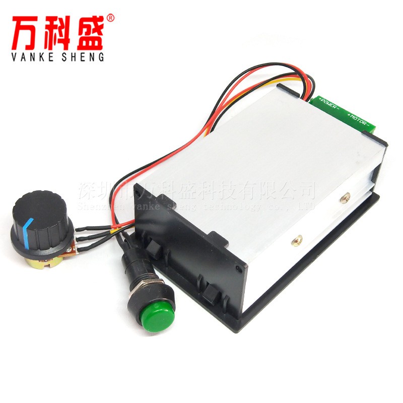 Màn hình kỹ thuật số Bộ điều khiển tốc độ động cơ PWM DC 6V12V24V48V Bộ điều khiển chuyển đổi tốc độ vô cấp