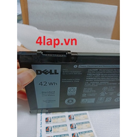 Thay Pin Dell Inspiron 13 5368 5378 15 5567 5568 5578 Original 42Wh WDX0R