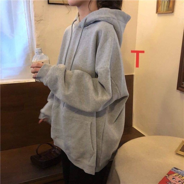 [Mã FAMAYWA giảm 10K đơn 50K] Áo hoodie trơn cá tính DTR0919