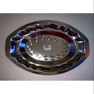 Đĩa hột xoài Inox Rainy - KT D.35.5cm x R.23 x C.4cm hàng loại 1 inox dày sáng choáng 🤓 shop chụp ảnh thật 100%