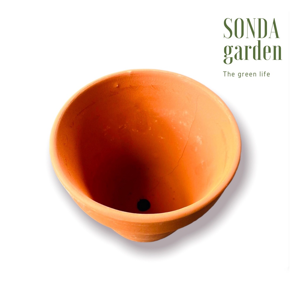 Chậu đất nung SONDA Garden đường kính 10cm, siêu đẹp, lỗi 1 đổi 1