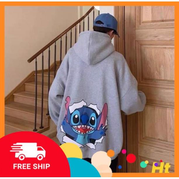 FREESHIP - XẢ KHO CẮT LỖ Áo hoodie Stich vỡ