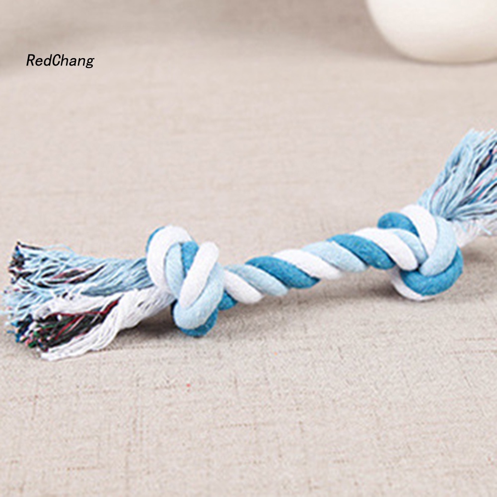 Đồ Chơi Ngậm Cắn Dạng Dây Thừng Cotton Thắt Nút Chống Cắn Kích Thước 19 / 25 / 30cm Dành Cho Thú Cưng