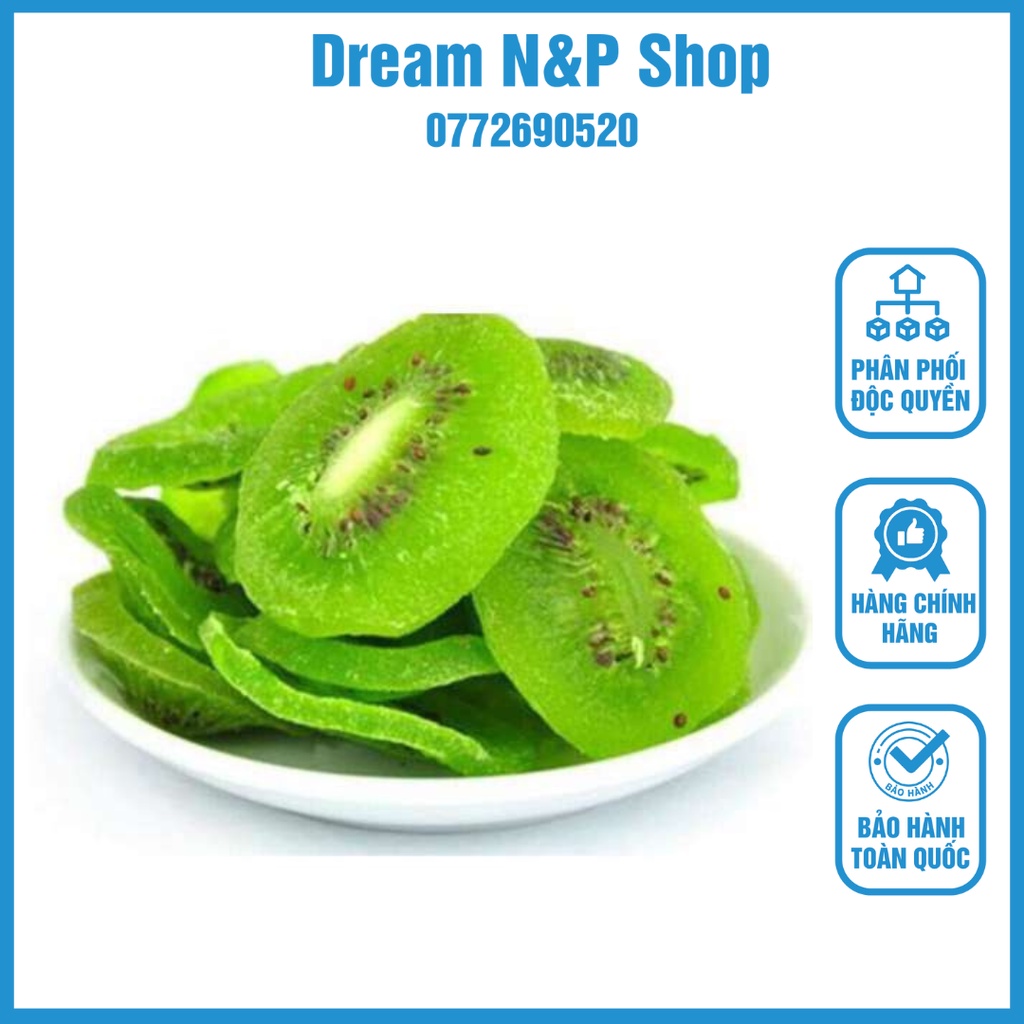 Mứt Kiwi Sấy Dẻo Không Đường Hộp 500gr Vị Chua Ngọt, Giòn Và Rất Ngon Làm Người Thưởng Thức Nhớ Mãi