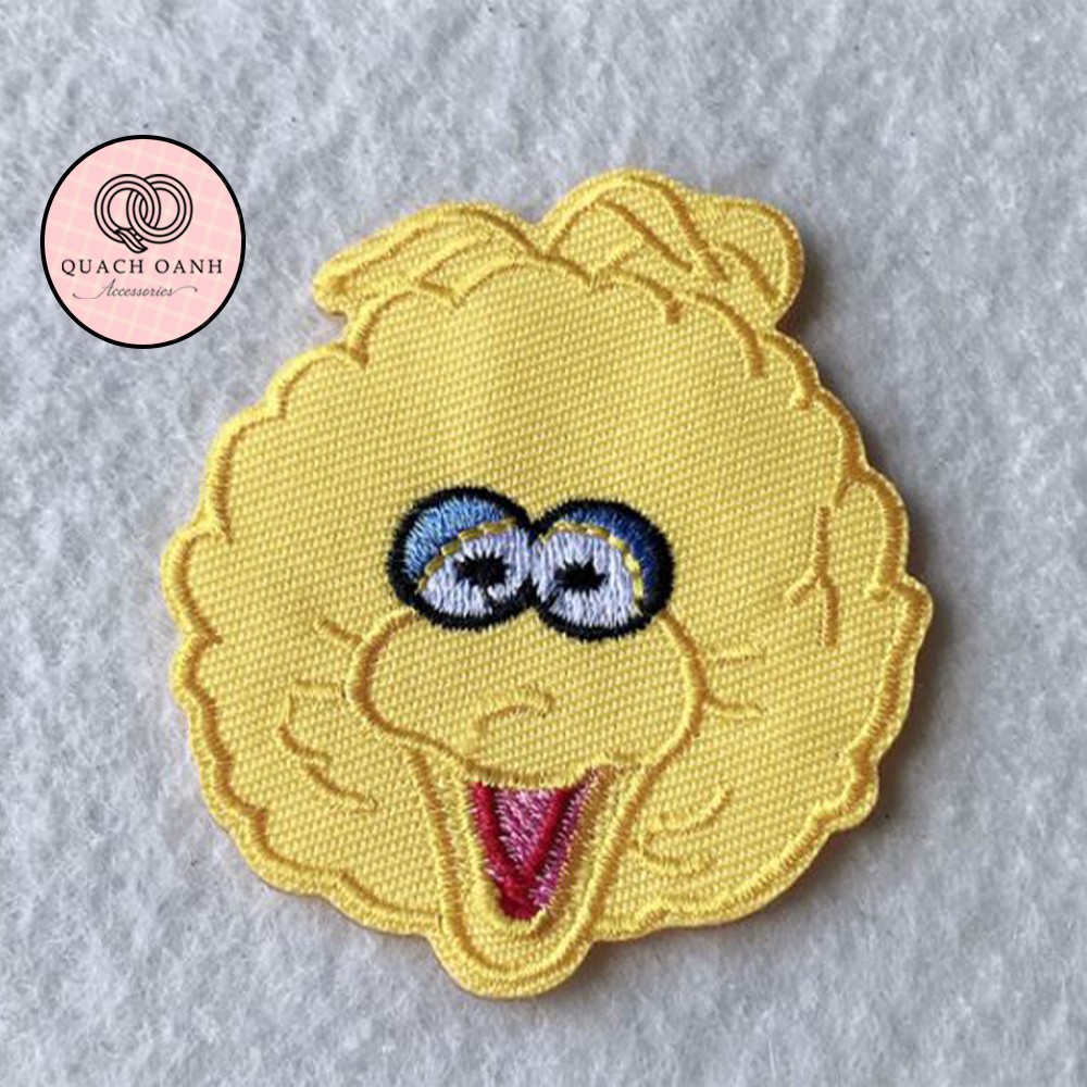 Sticker nhãn dán vải thêu hình phim hoạt hình trang trí sổ, vở, mũ bảo hiểm - ST22