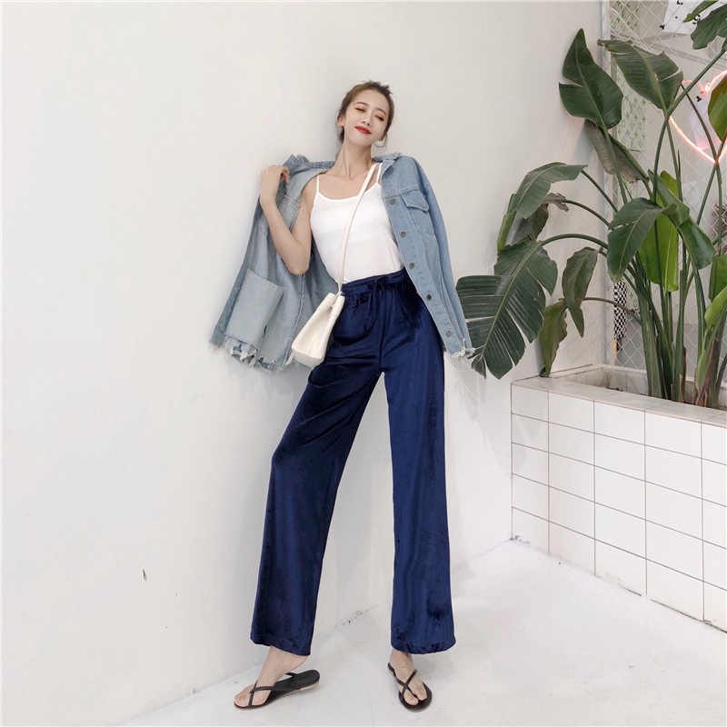 Girls clothes trousers solid color cotton high quality fast delivery