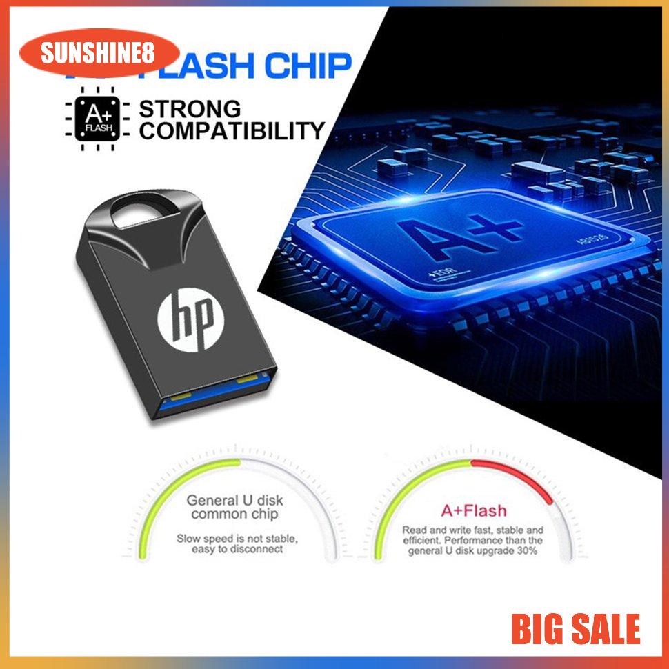 【SUN】Flash Drive 4G Memory Stick Black High Speed Metal PC Laptop Stylish U Disk