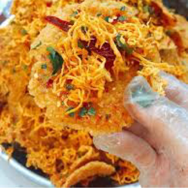 Cơm cháy khô gà