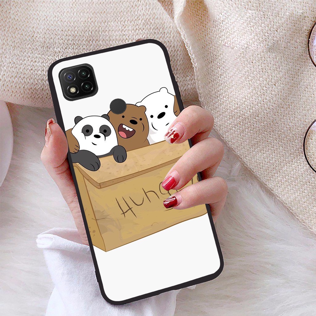 Ốp lưng Xiaomi Redmi 9C viền dẻo TPU BST Gia Đình Nhà Gấu