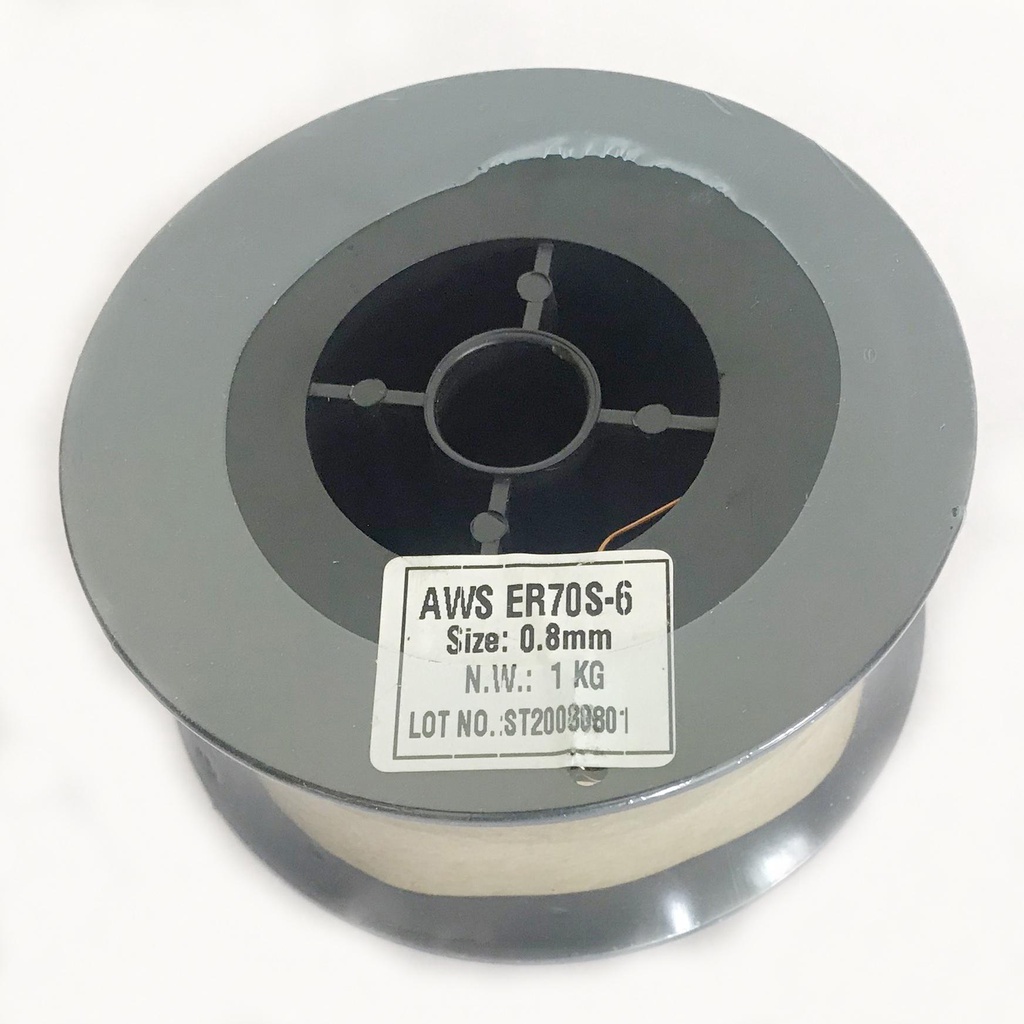 Cuộn Dây Hàn Lõi Thuốc 1kg 0.8mm hàn INOX cho máy hàn mig dùng khí