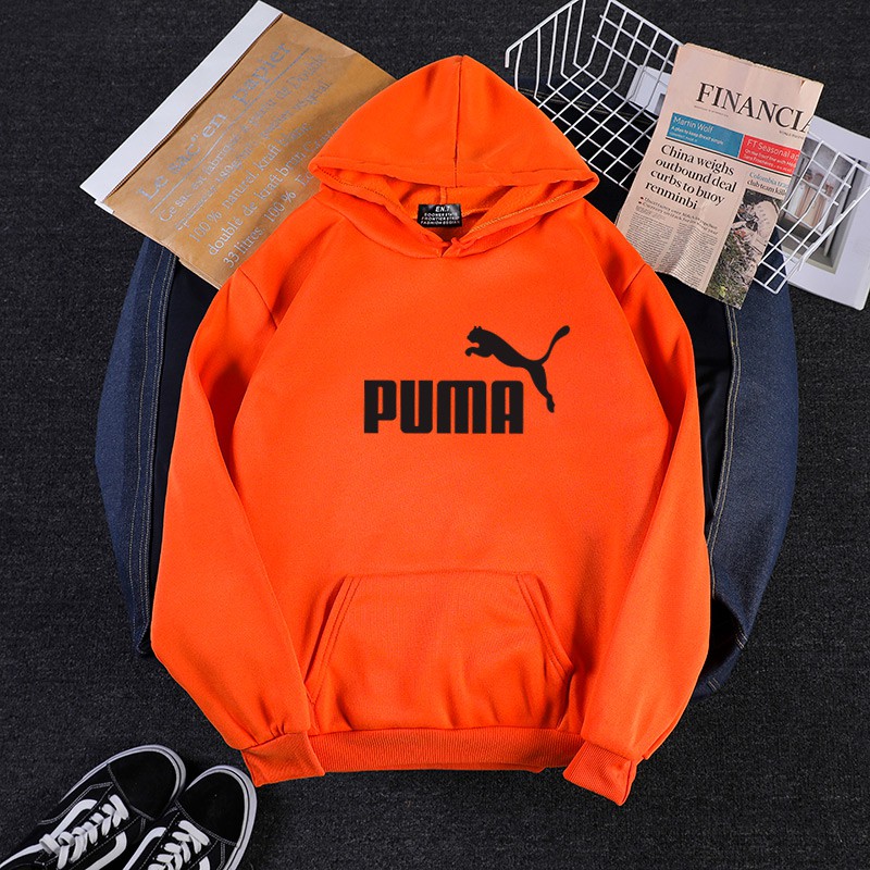 Áo Hoodie Tay Dài In Hình Puma Cá Tính Cho Cặp Đôi