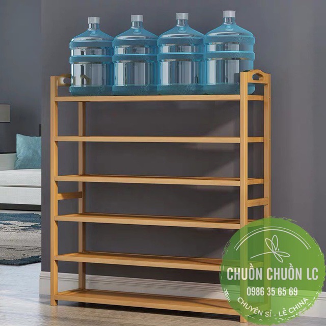 KỆ ĐỂ GIÀY DÉP 5 - 6 TẦNG GỖ CAO CẤP