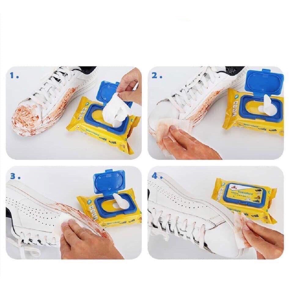 Khăn Giấy Lau Giày Bịch 30 Miếng Loại Tốt Dumi Shop