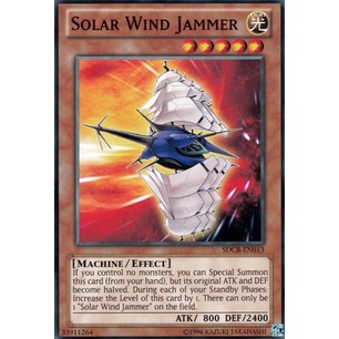 Thẻ bài Yugioh - TCG - Solar Wind Jammer / SDCR-EN013'