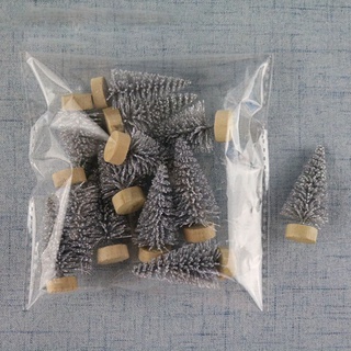 Set 12 cây thông mini dùng trang trí giáng sinh