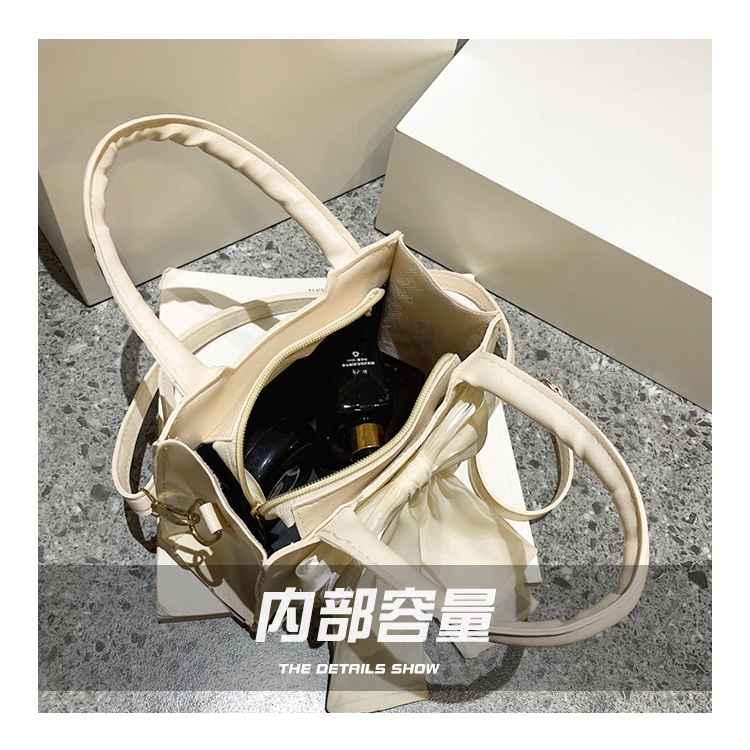 Túi Xách Đeo Vai Đính Nơ Đơn Giản Thời Trang Dành Cho Nữ