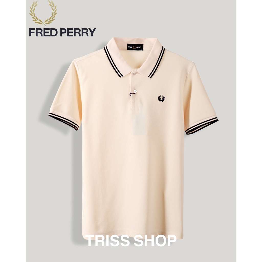 Áo Polo nam tay ngắn FredPerry chất liệu cotton viền cổ 4